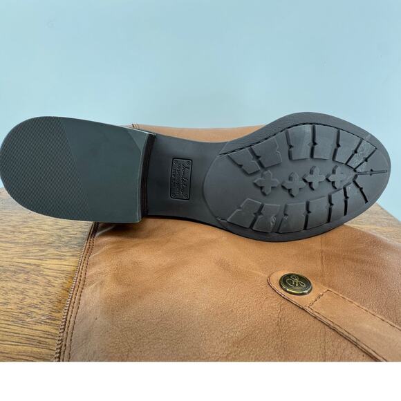 SAM EDELMAN Penny Riding Boot NEW $200 Whiskey Leather Zip Size 10 (41) - Picture 7 of 13